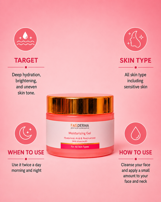 Moisturizing Gel - 50gms - Niacinamide and Hyaluronic Acid