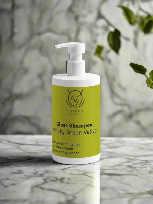 Gloss Shampoo Smoky Green Vetiver 400ml – Shine + Smooth Hair Renewal