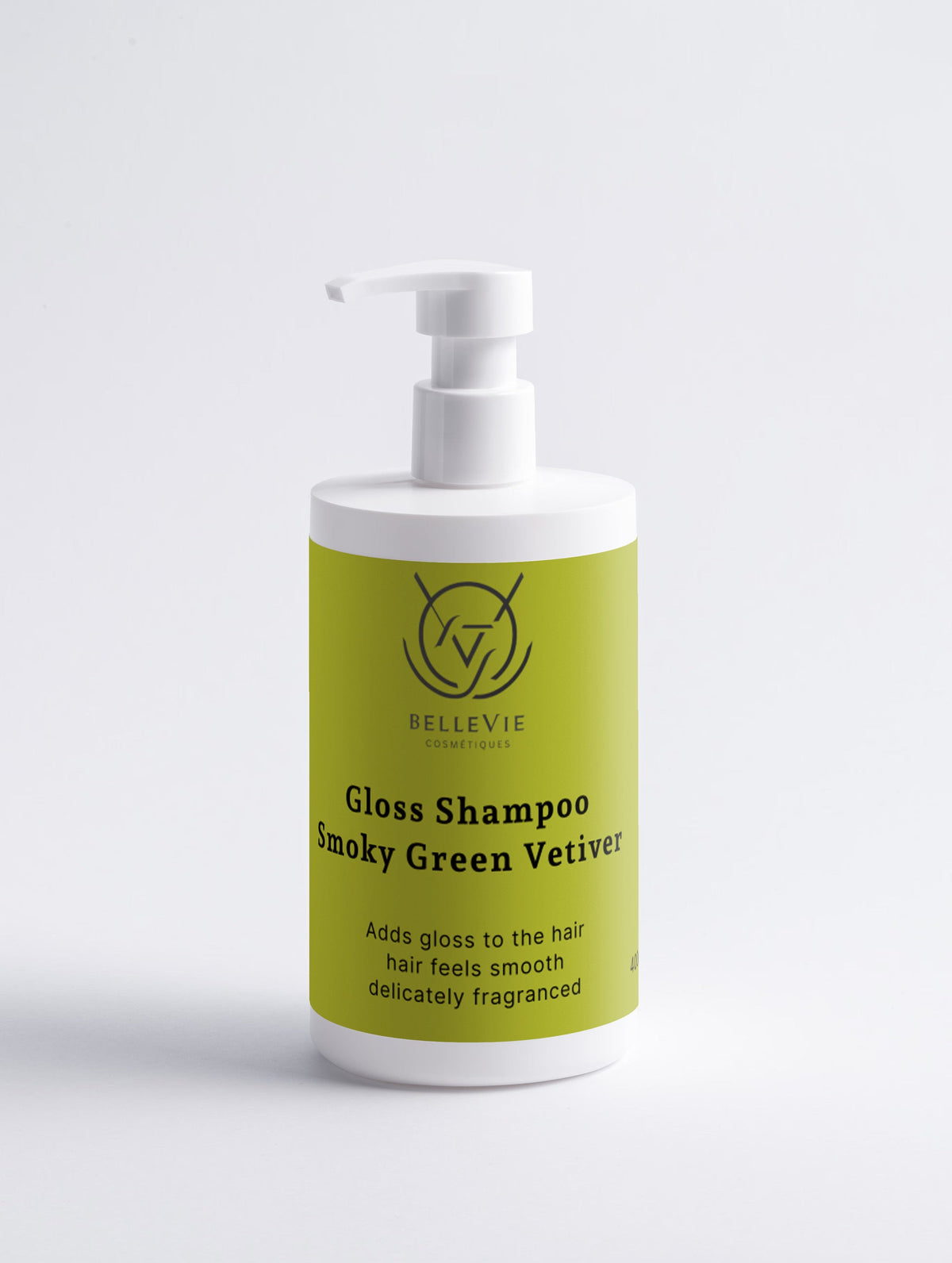 Gloss Shampoo Smoky Green Vetiver 400ml – Shine + Smooth Hair Renewal